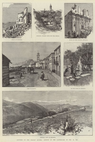 Sketches on the Italian Riviera by Amedee Forestier